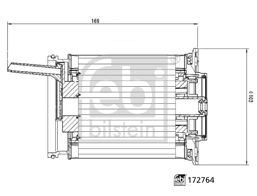 FEBI BILSTEIN 172764 Filtru combustibil