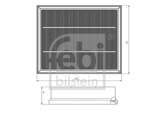 FEBI BILSTEIN 172761 Filtru aer