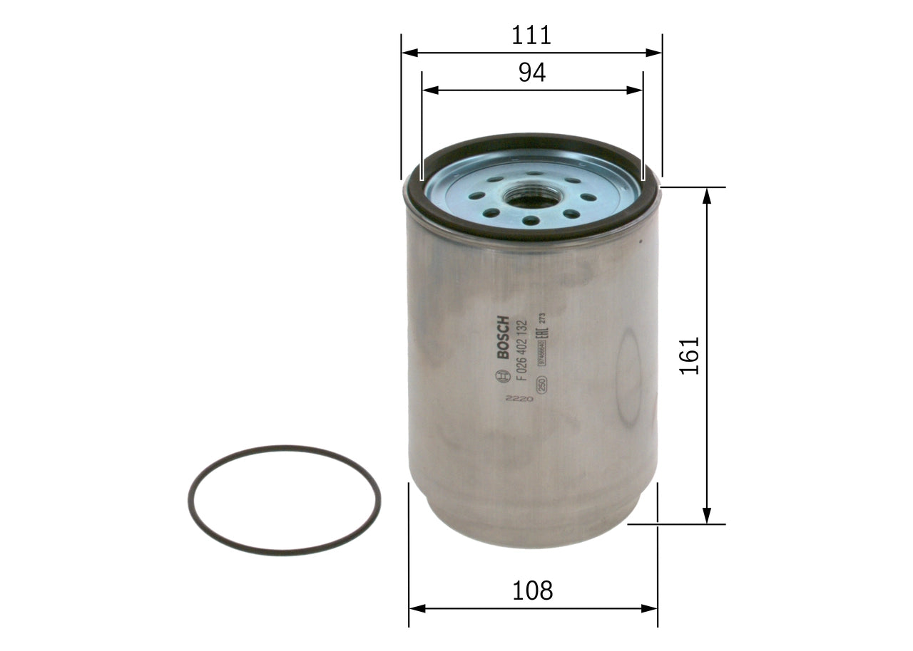 BOSCH F 026 402 132 Filtru combustibil