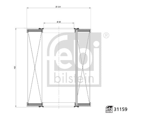 FEBI BILSTEIN 31159 Filtru aer