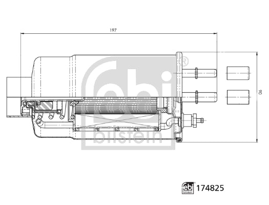 FEBI BILSTEIN 174825 Filtru combustibil