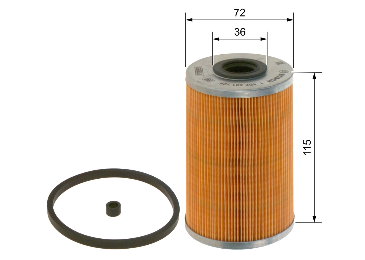 BOSCH 1 457 431 724 Filtru combustibil