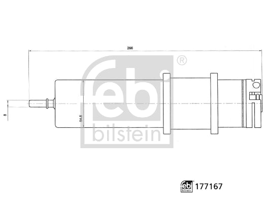 FEBI BILSTEIN 177167 Filtru combustibil