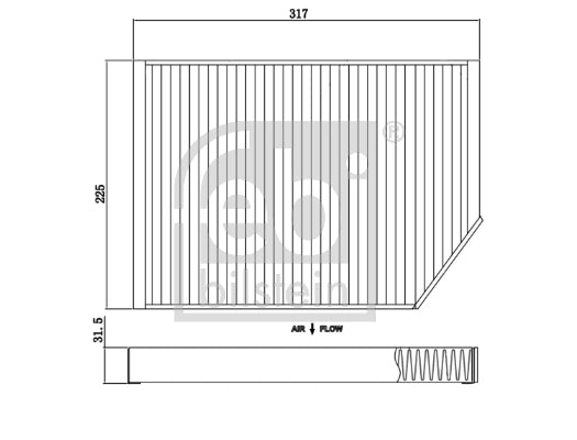 FEBI BILSTEIN 174437 Filtru, aer habitaclu