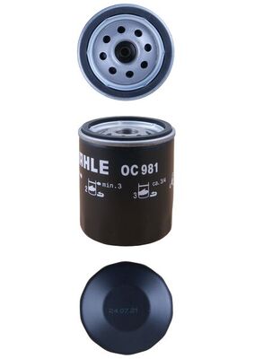MAHLE OC 981 Filtru ulei