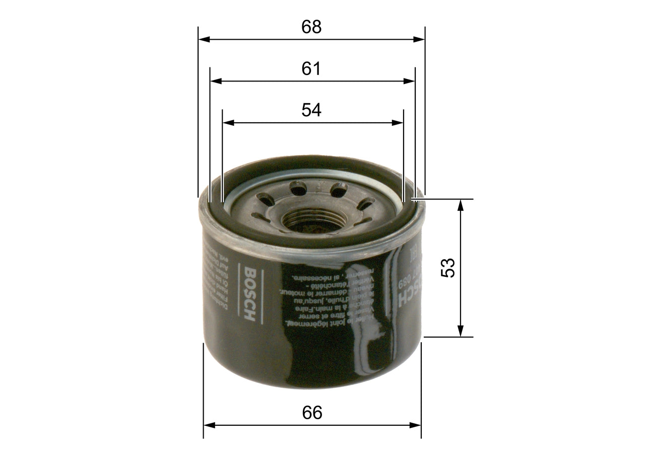 BOSCH F 026 407 089 Filtru ulei