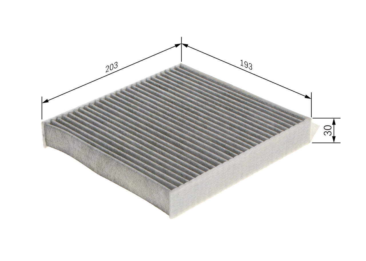 BOSCH 1 987 435 584 Filtru, aer habitaclu
