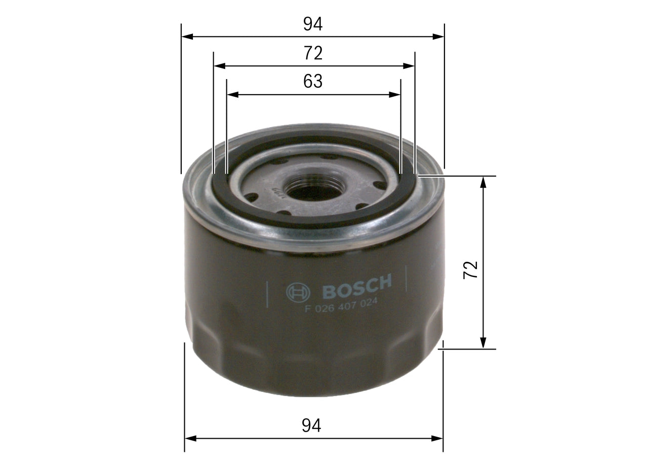 BOSCH F 026 407 024 Filtru ulei