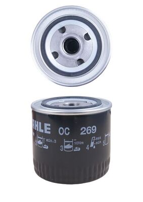 MAHLE OC 269 Filtru ulei