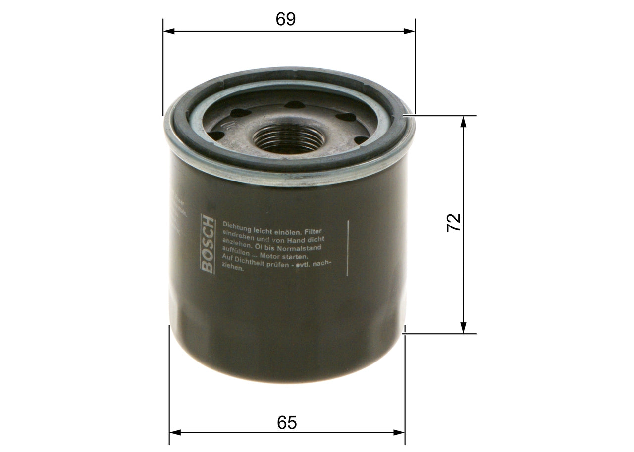 BOSCH F 026 407 001 Filtru ulei