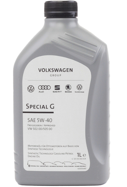 VW Group Special G 5W40 GS55502M2EUR, A3/B4, VW 502 00 VW/505 00, pentru motor benzina/diesel fara DPF