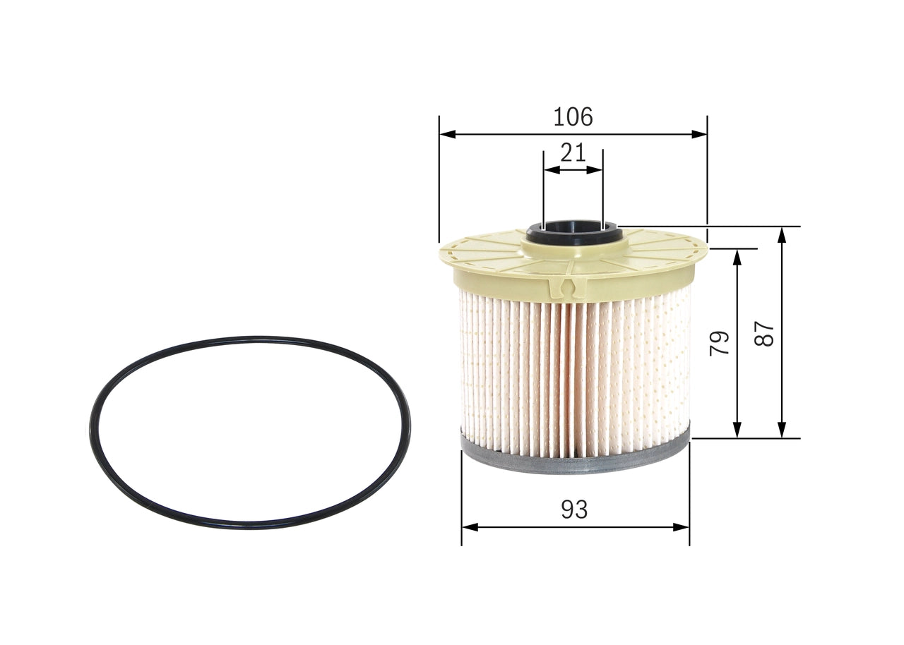 BOSCH F 026 402 861 Filtru combustibil