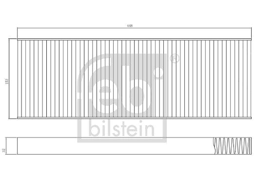 FEBI BILSTEIN 173019 Filtru, aer habitaclu