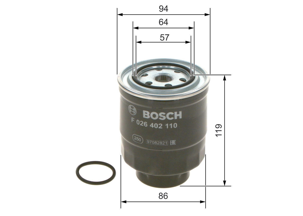 BOSCH F 026 402 110 Filtru combustibil