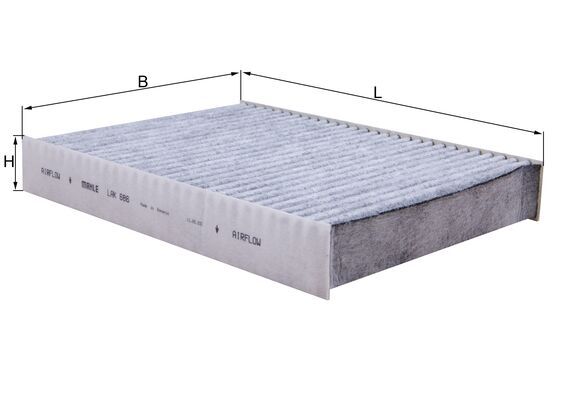 MAHLE LAK 686 Filtru, aer habitaclu