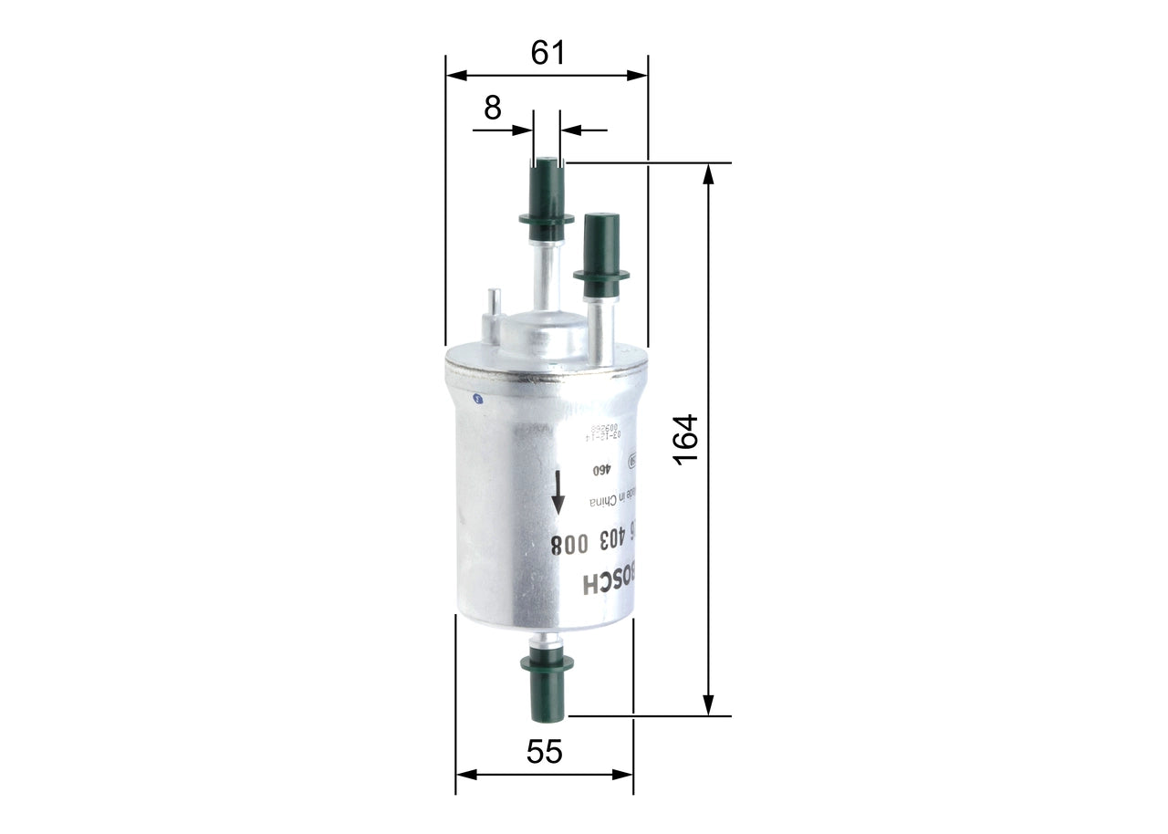 BOSCH F 026 403 008 Filtru combustibil