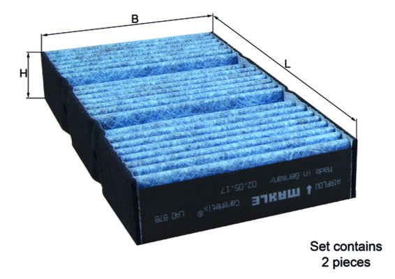MAHLE LAO 878/S Filtru, aer habitaclu