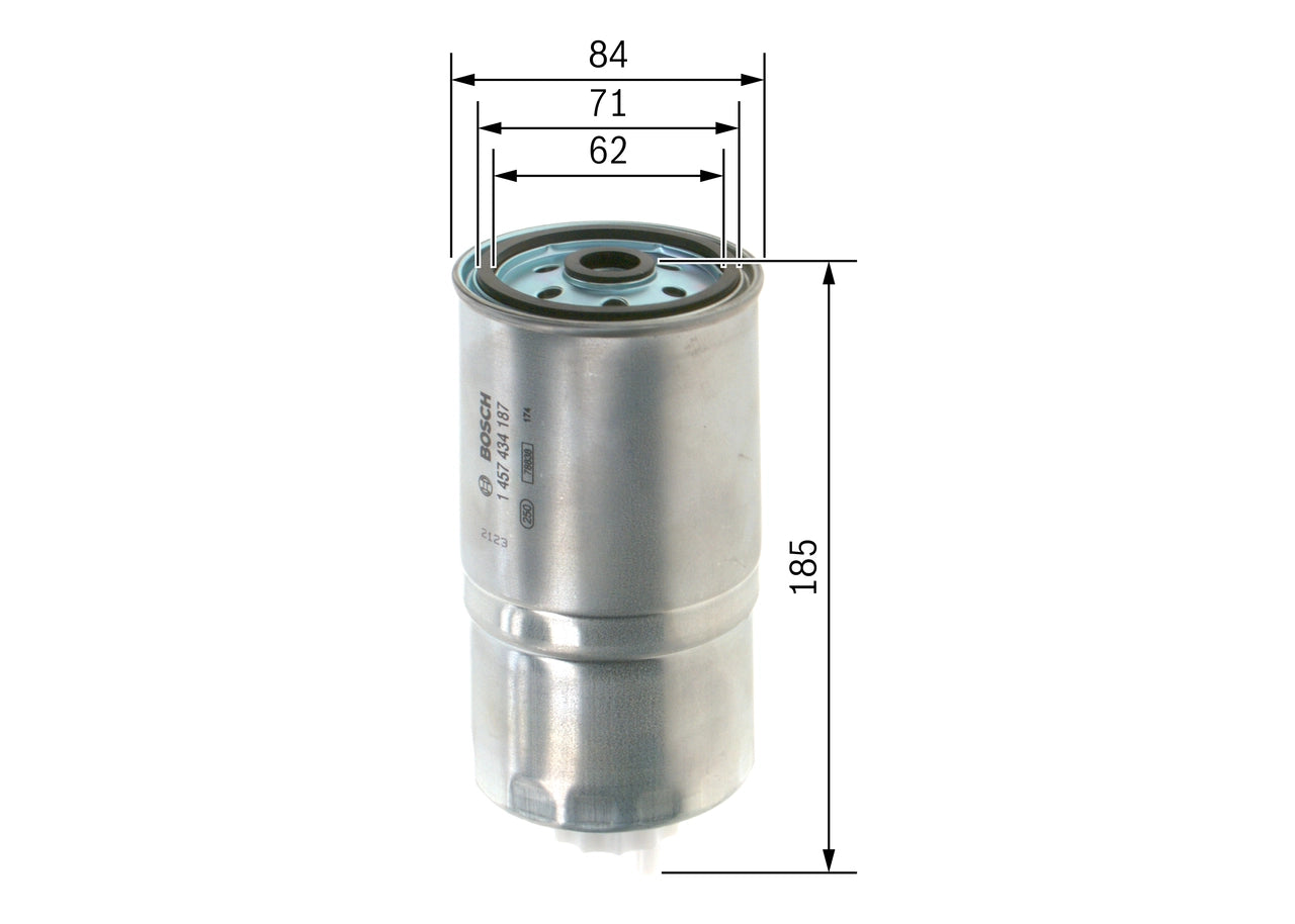 BOSCH 1 457 434 187 Filtru combustibil
