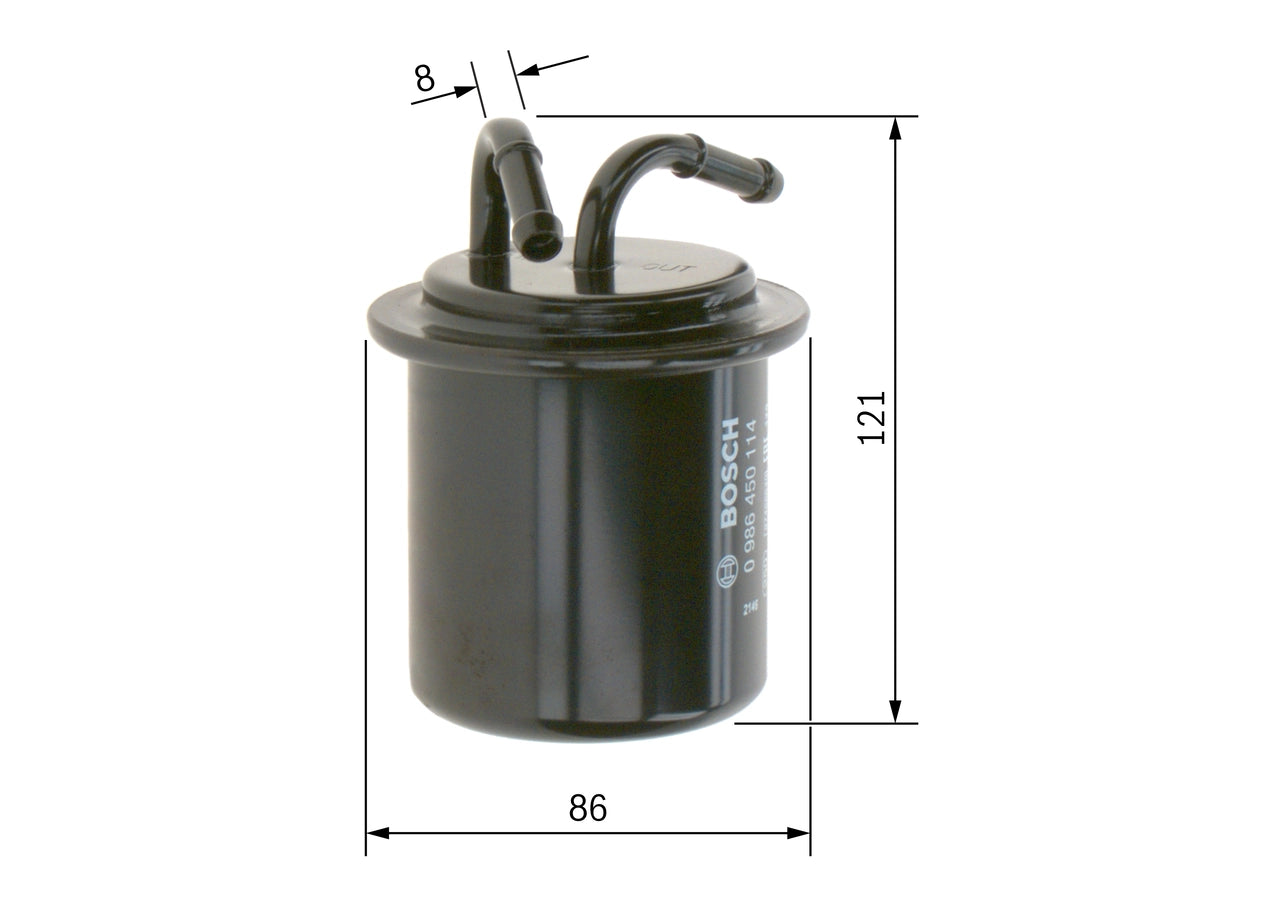 BOSCH 0 986 450 114 Filtru combustibil