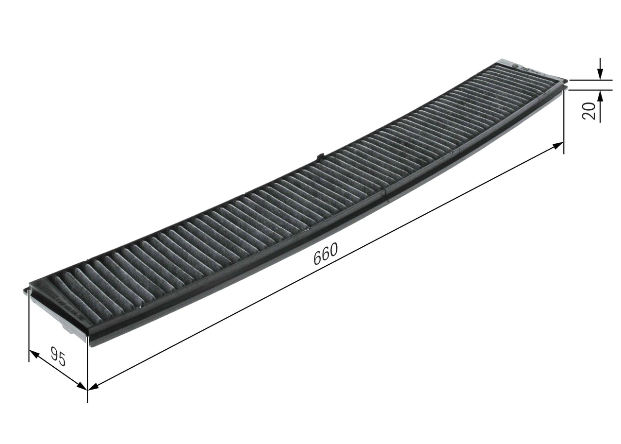 BOSCH 1 987 432 336 Filtru, aer habitaclu