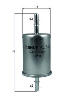 MAHLE KL 84 Filtru combustibil