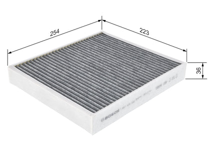 BOSCH 1 987 435 502 Filtru, aer habitaclu