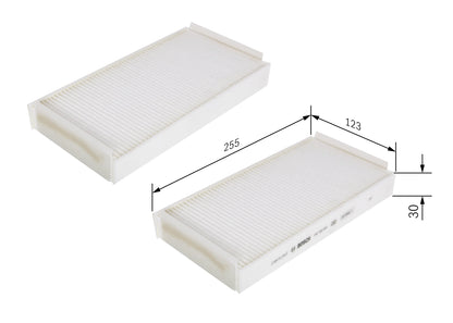 BOSCH 1 987 432 020 Filtru, aer habitaclu