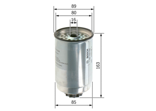 BOSCH 1 457 434 408 Filtru combustibil