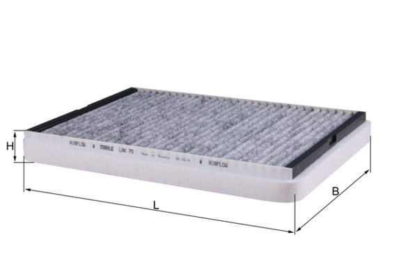 MAHLE LAK 75 Filtru, aer habitaclu