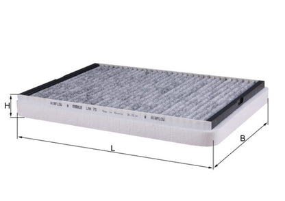 MAHLE LAK 75 Filtru, aer habitaclu