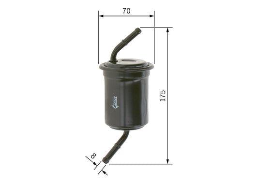 BOSCH 0 986 450 108 Filtru combustibil