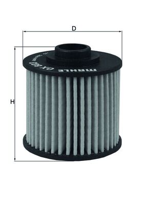 MAHLE OX 803 Filtru ulei