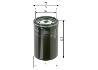BOSCH 1 457 434 432 Filtru combustibil
