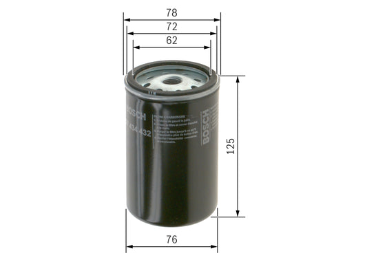 BOSCH 1 457 434 432 Filtru combustibil