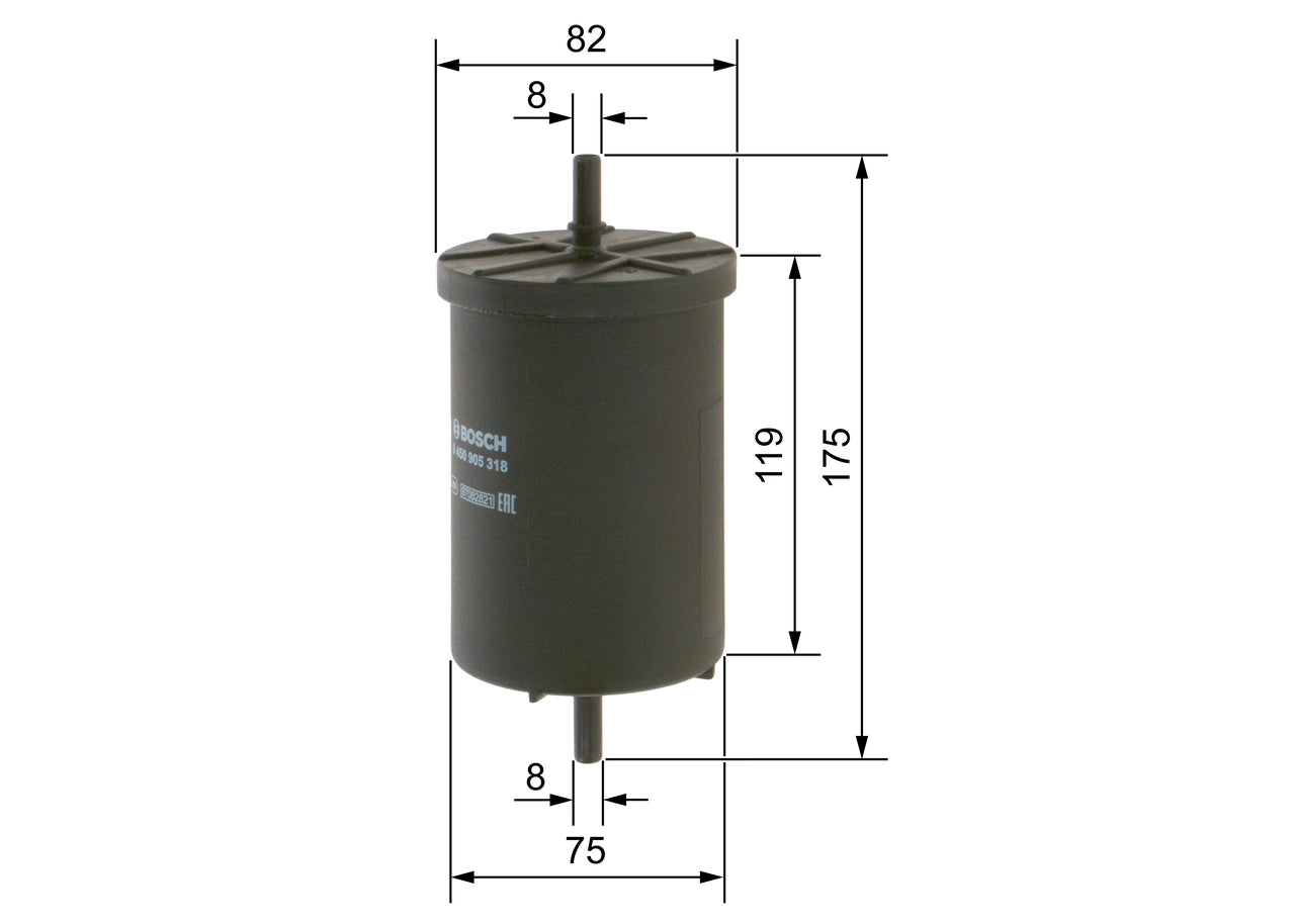 BOSCH 0 450 905 318 Filtru combustibil