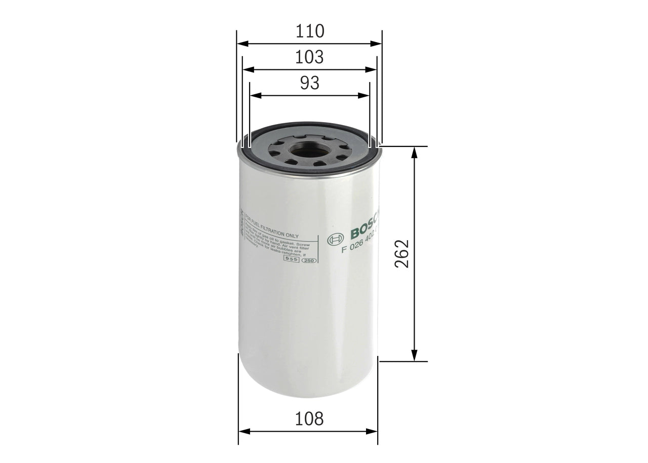 BOSCH F 026 402 017 Filtru combustibil