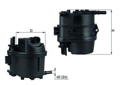 MAHLE KL 779 Filtru combustibil