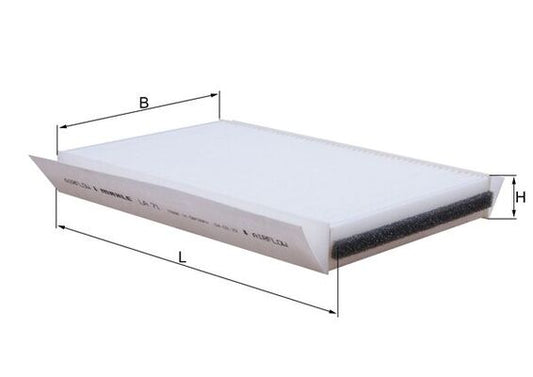 MAHLE LA 71 Filtru, aer habitaclu