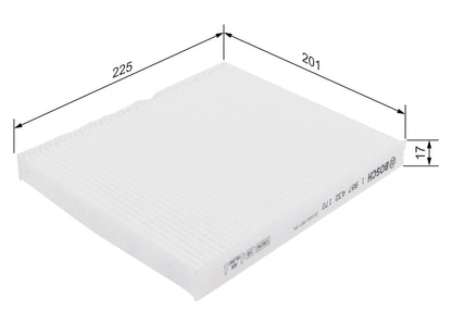 BOSCH 1 987 432 170 Filtru, aer habitaclu