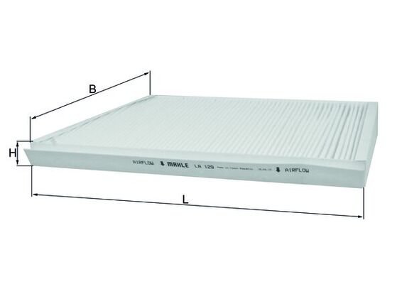MAHLE LA 129 Filtru, aer habitaclu