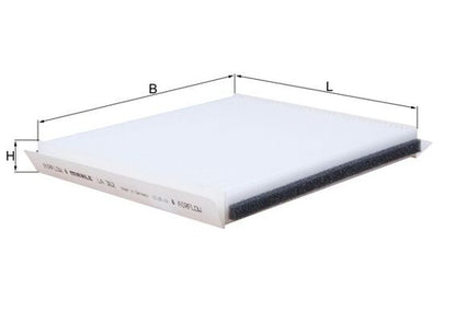 MAHLE LA 362 Filtru, aer habitaclu