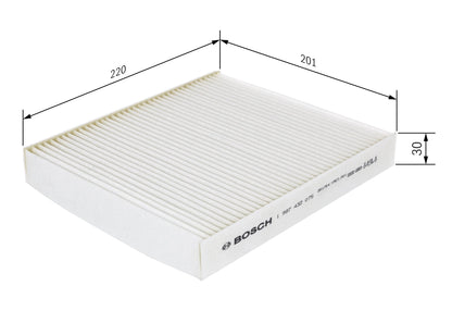BOSCH 1 987 432 075 Filtru, aer habitaclu