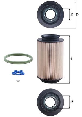 MAHLE KX 178D Filtru combustibil