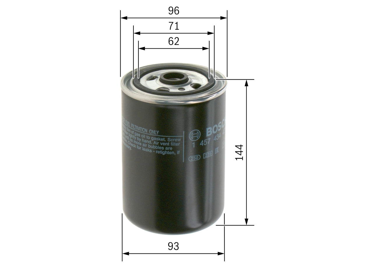 BOSCH 1 457 434 421 Filtru combustibil