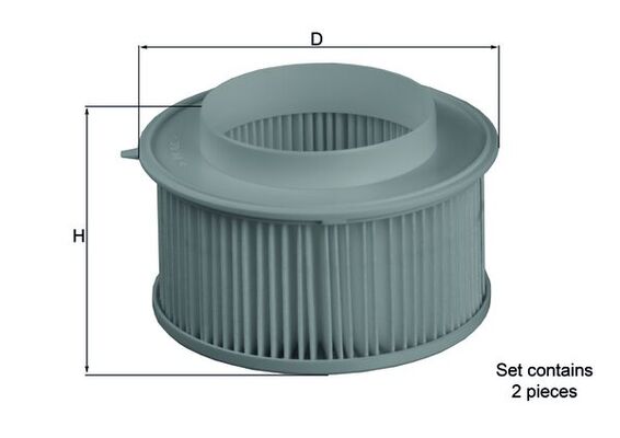 MAHLE LA 15/S Filtru, aer habitaclu