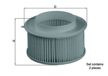 MAHLE LA 15/S Filtru, aer habitaclu