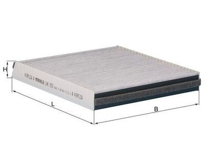 MAHLE LAK 593 Filtru, aer habitaclu