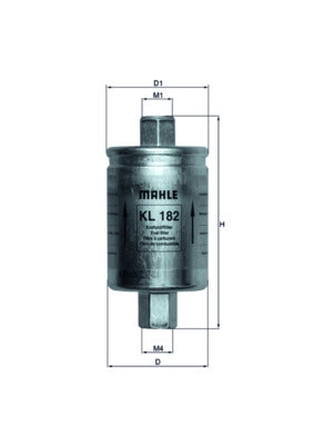 MAHLE KL 182 Filtru combustibil