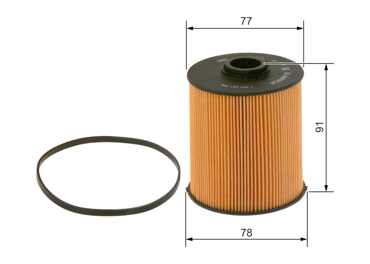 BOSCH 1 457 431 704 Filtru combustibil