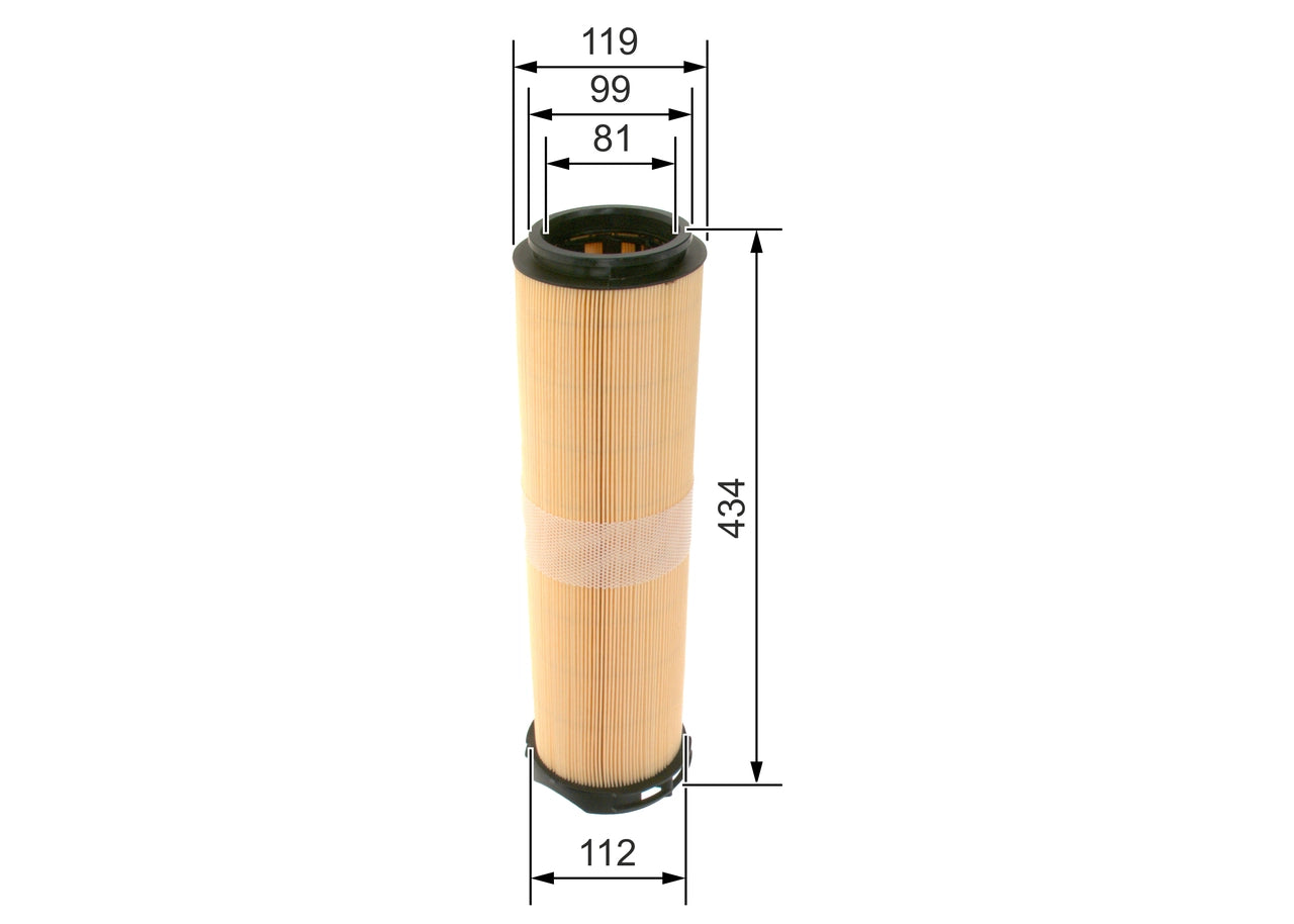 BOSCH 1 457 433 334 Filtru aer